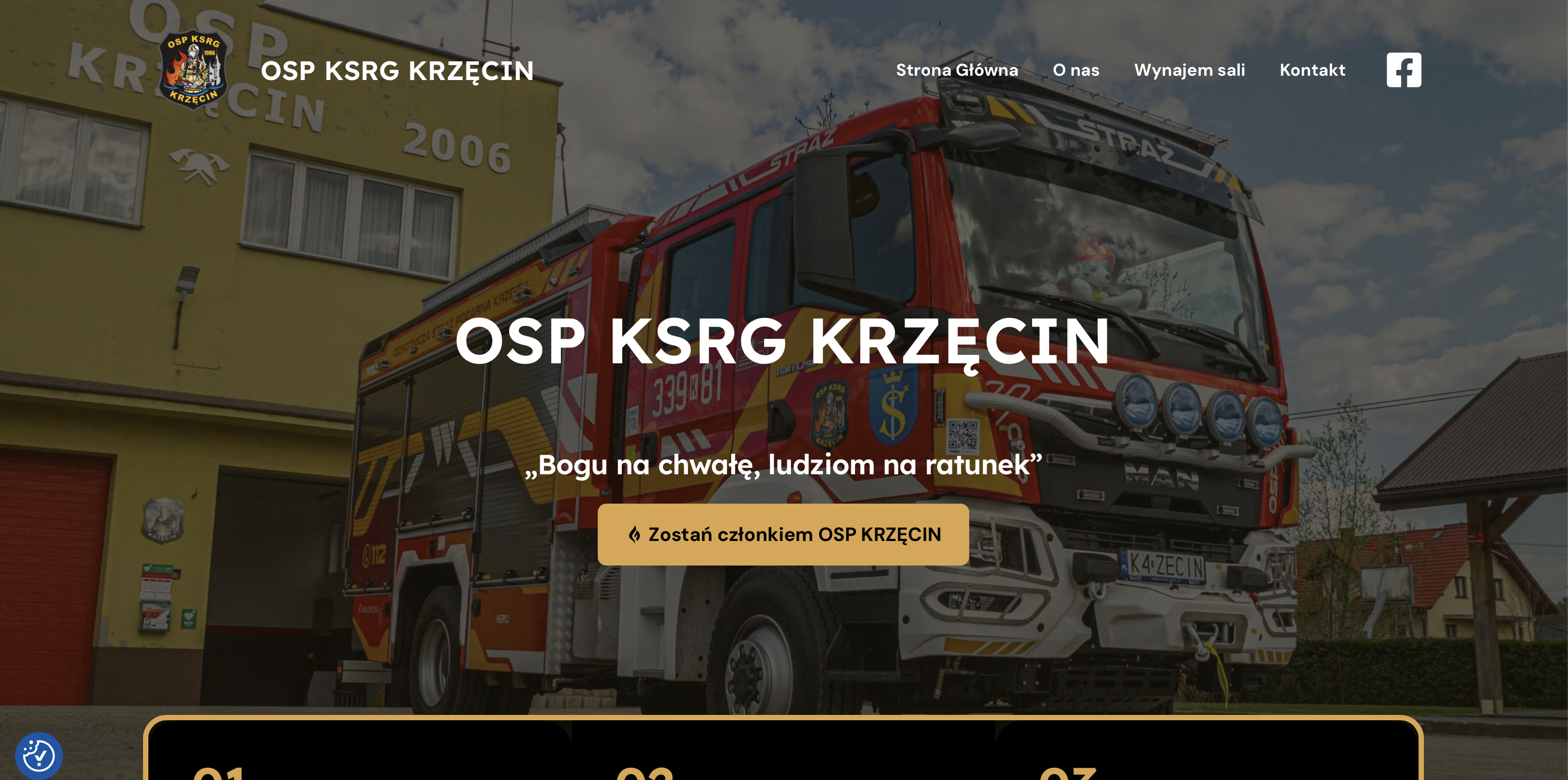 Strona OSP Krzęcin